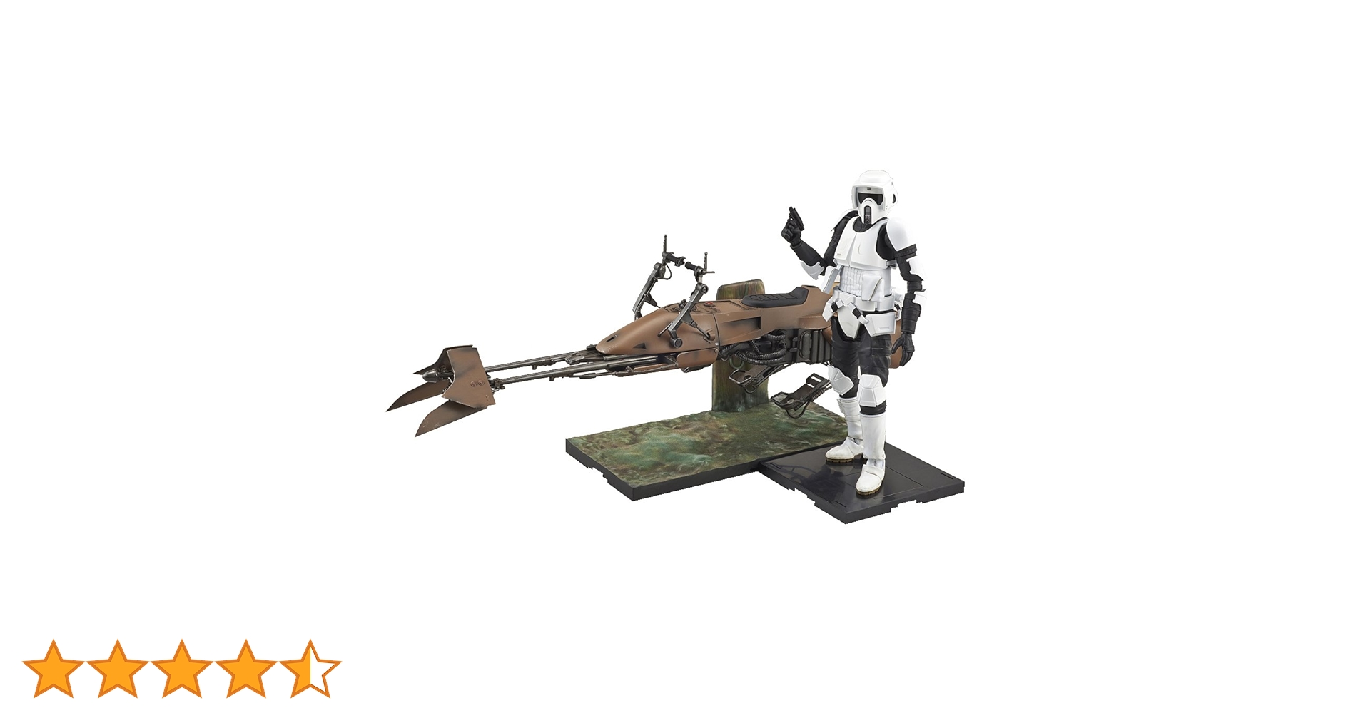 バンダイ　スター・ウォーズ　スカウト・トルーパー& スピーダー・バイク　1/12 Amazon | スター・ウォーズ スカウト・トルーパー & スピーダー